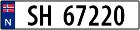 Truck License Plate